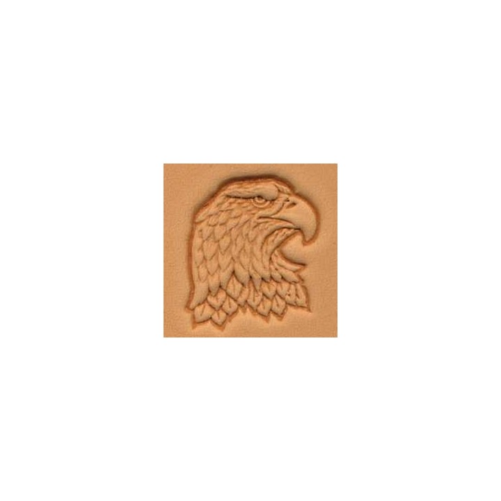 Matoir 3D cuir tête d'aigle