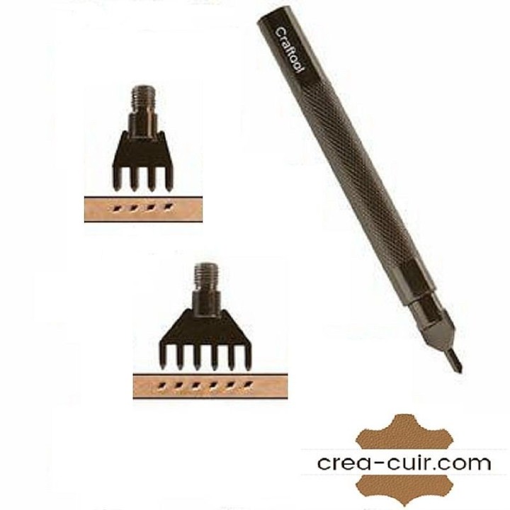 Griffe couture 1/4/6 dents