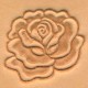 Matoir 3D cuir fleur rose