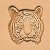 Matoir cuir 3D tête de tigre