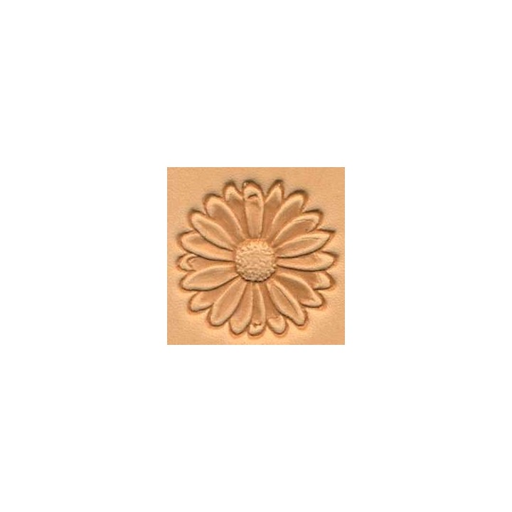 Matoir cuir 3D fleur tournesol