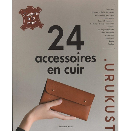 Livre 24 ACCESSOIRES EN CUIR - Livre / DVD Créa-Cuir