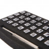 Matoirs cuir lettres alphabet 6 mm