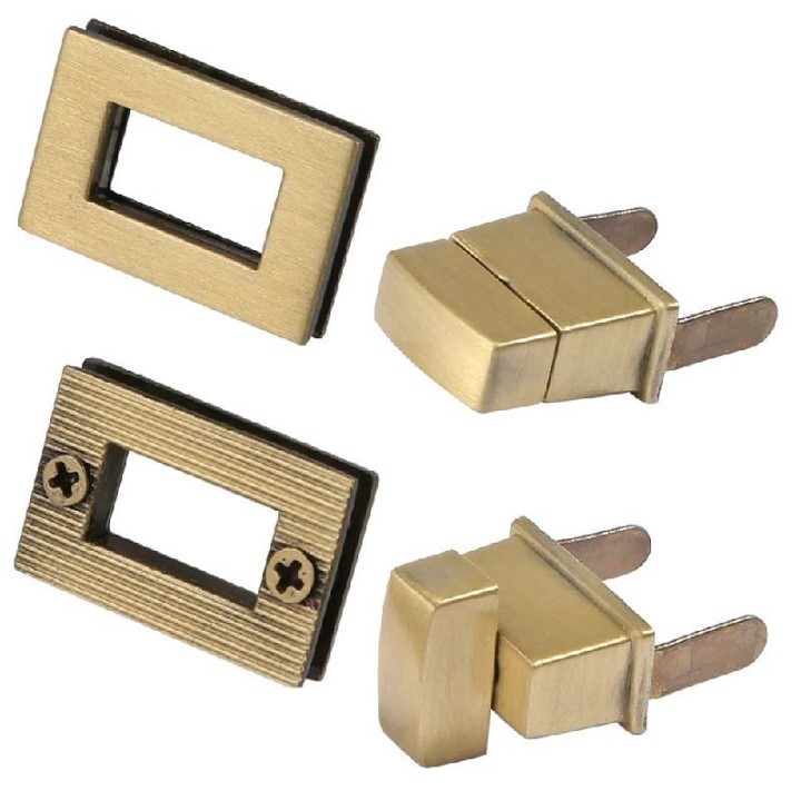 Fermoir rectangle