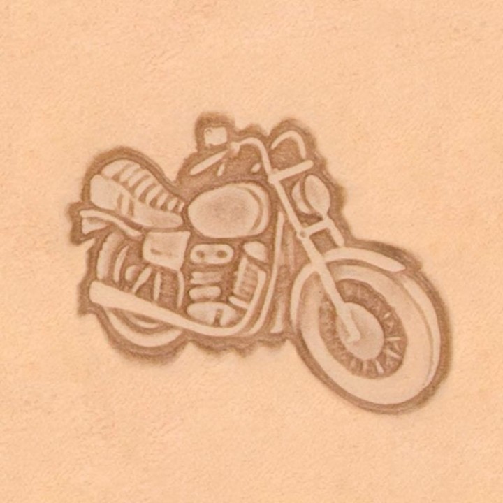 Matoir 3D cuir moto