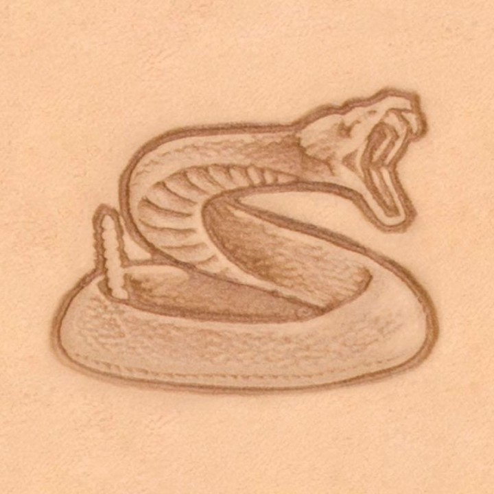 Matoir cuir 3D serpent