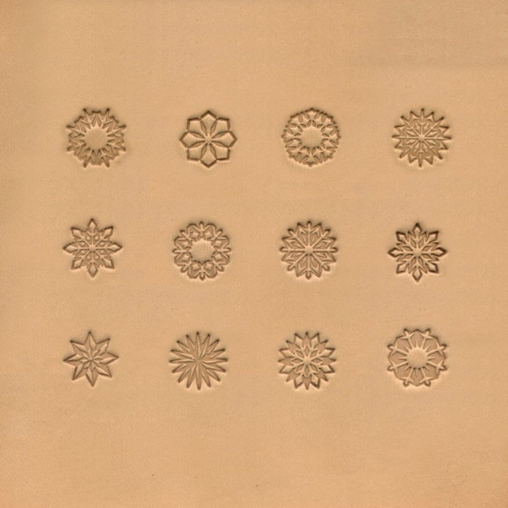 ensemble matoirs cuir 3D géométriques