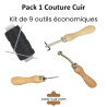 Pack 1 couture cuir