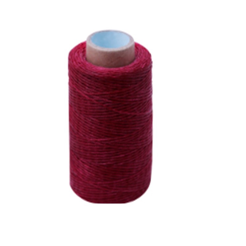 Fil Ciré Pour Couture Du Cuir – 0,8 Mm De Diamètre, 260 Mètres, Couleur Beige – Polyester Ciré, Idéal Maroquinerie, Reliure, Loisirs Créatifs