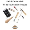 outillage couture du cuir pour débuter