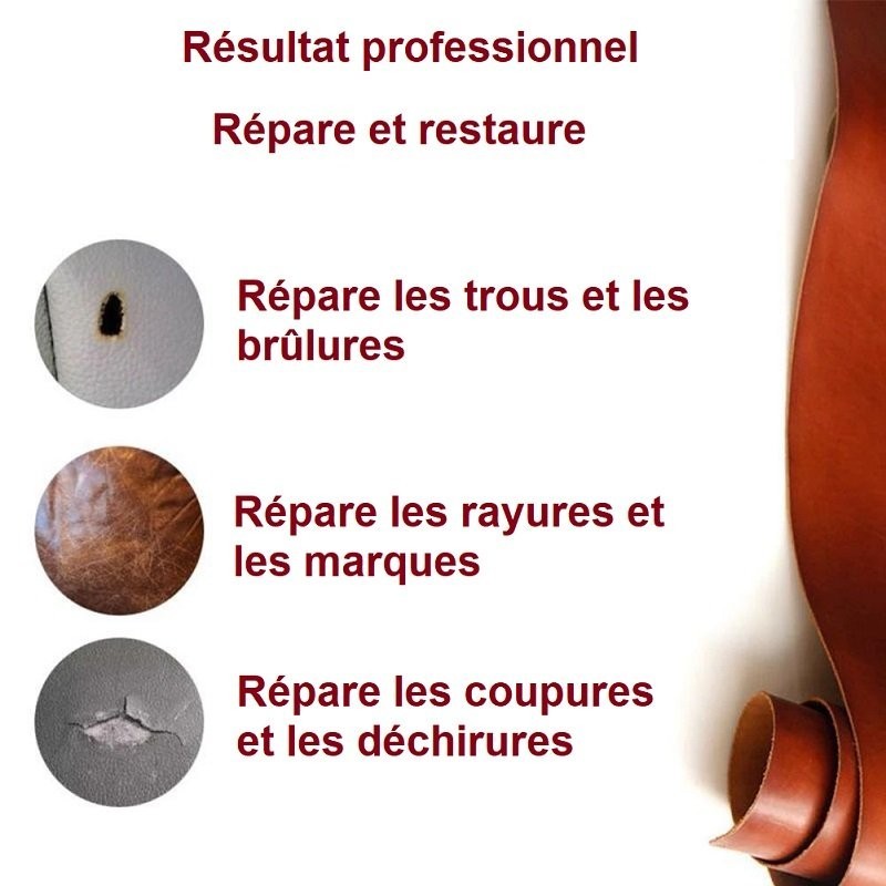 Crème réparatrice cuir - Vendue par Créa-Cuir - Outillage cuir.
