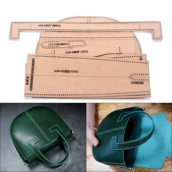 Patron Kraft sac à main cuir
