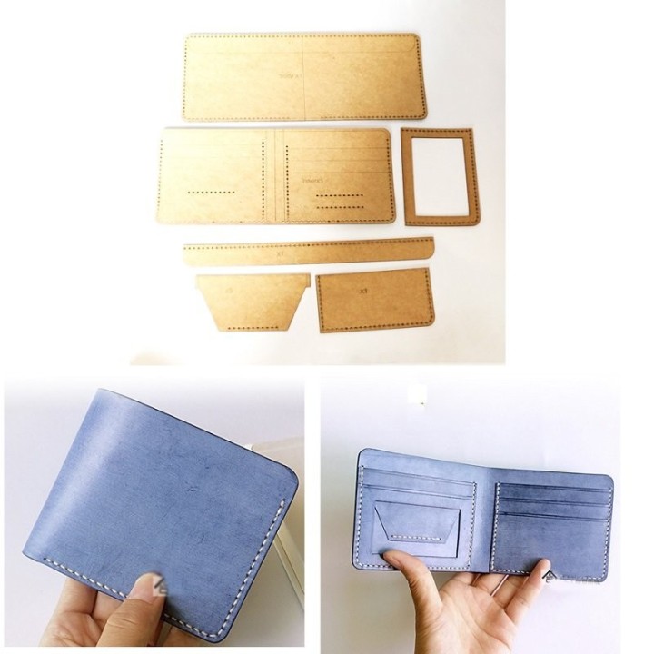 Patron porte carte cuir
