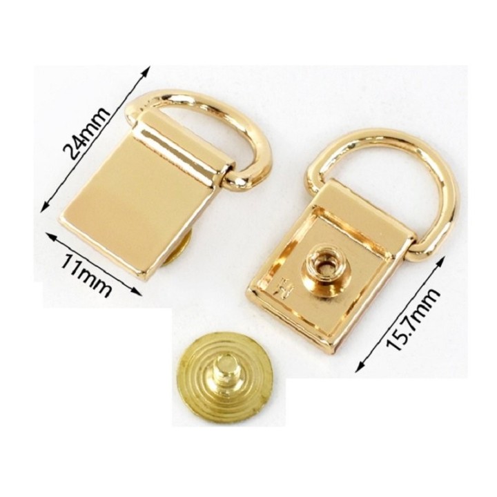 Attache sangles sac cuir