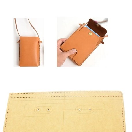 Patron saccoche cuir