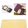 Patron kraft porte carte cuir