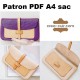 Patron PDF sacoche cuir