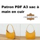 Patron sac à main cuir