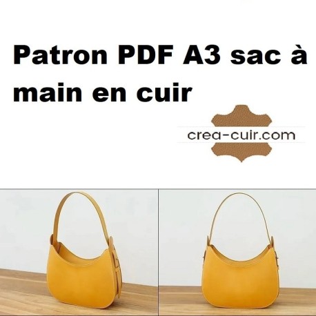 Patron sac à main cuir