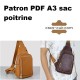 Patron PDF A3 sac poitrine