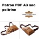 Patron PDF A3 sac poitrine