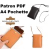 Patron PDF pochette cuir