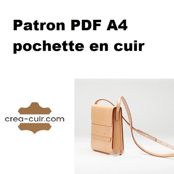 Patron pochette cuir