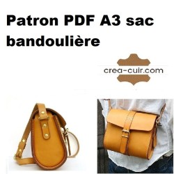 Patron PDF A3 sac bandoulière