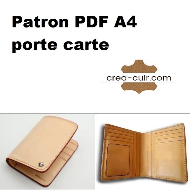Patron PDF Porte carte