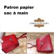 Patron papier sac à main