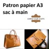 Patron papier sac &agrave; main