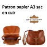 Patron papier Sac en cuir