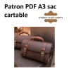 Patron PDF A3 sac cartable
