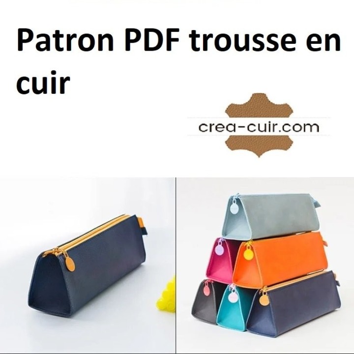 Patron trousse cuir