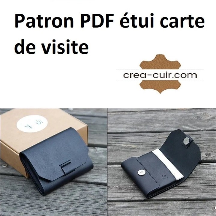 Patron porte carte de visite