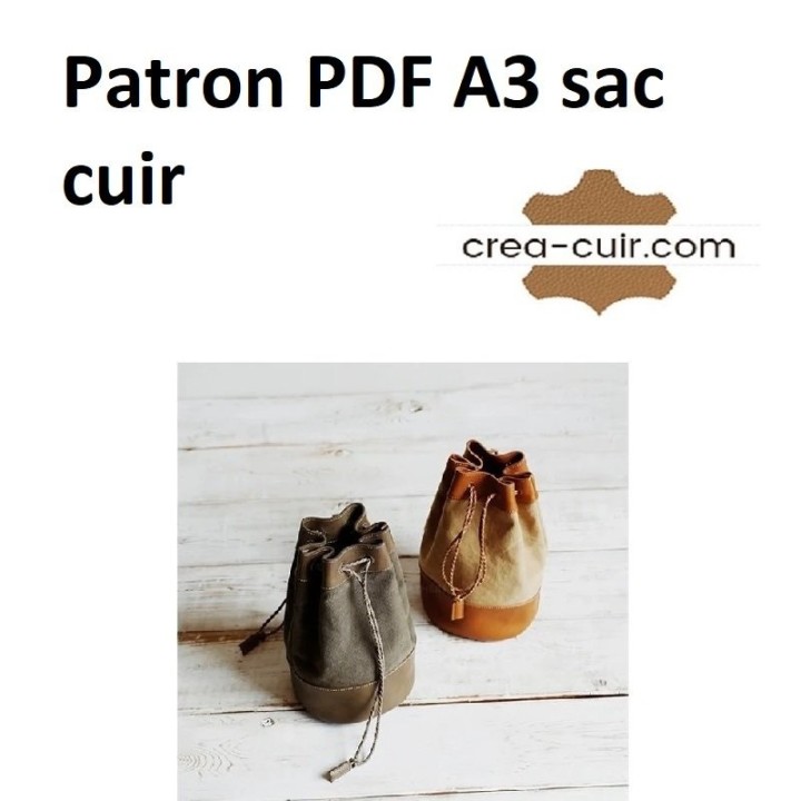 Patron sac cuir