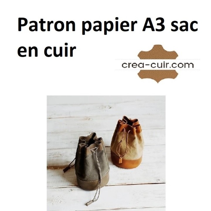 Patron sac cuir