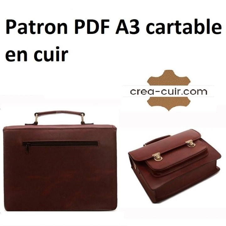 Patron sac cartable