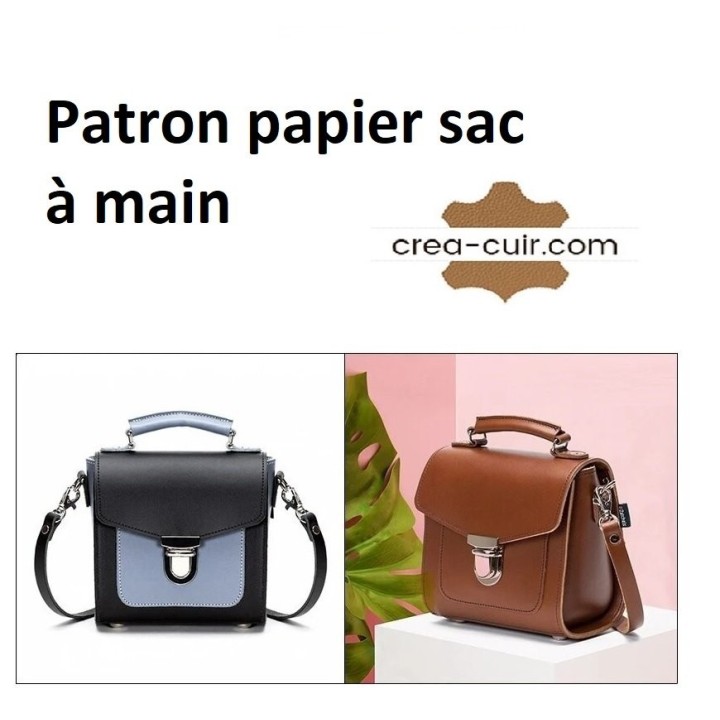 Patron sac à main cuir