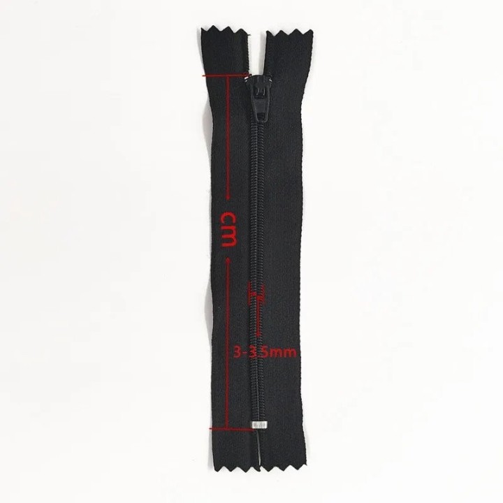 Fermeture Zip noire