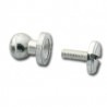 Bouton de col nickel pour la maroquinerie