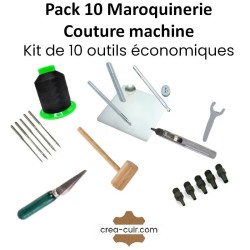 Pack Maroquinerie couture cuir machine