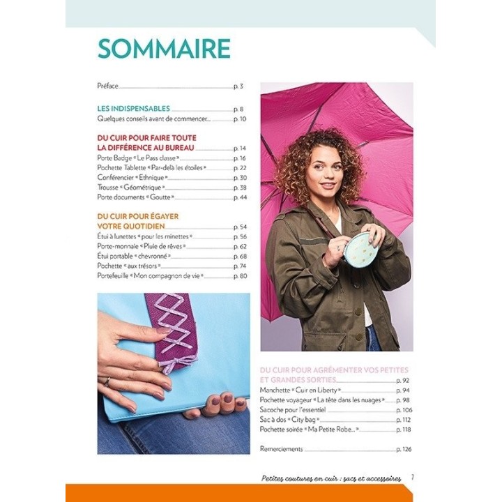 Petites coutures en cuir : sacs et accessoires