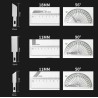 Coffret de 3 cutters scalpel