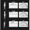 Coffret de 3 cutters scalpel