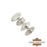 Bouton à pression nickel