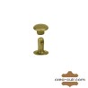Rivets laiton vieilli 6,4mm x 100
