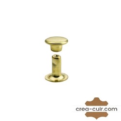 Rivets laiton 6,4 mm x 100 pièces