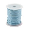 Lacet rond 2mm bleu 25 mètres