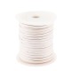 Lacet plat 3mm blanc 25 mètres